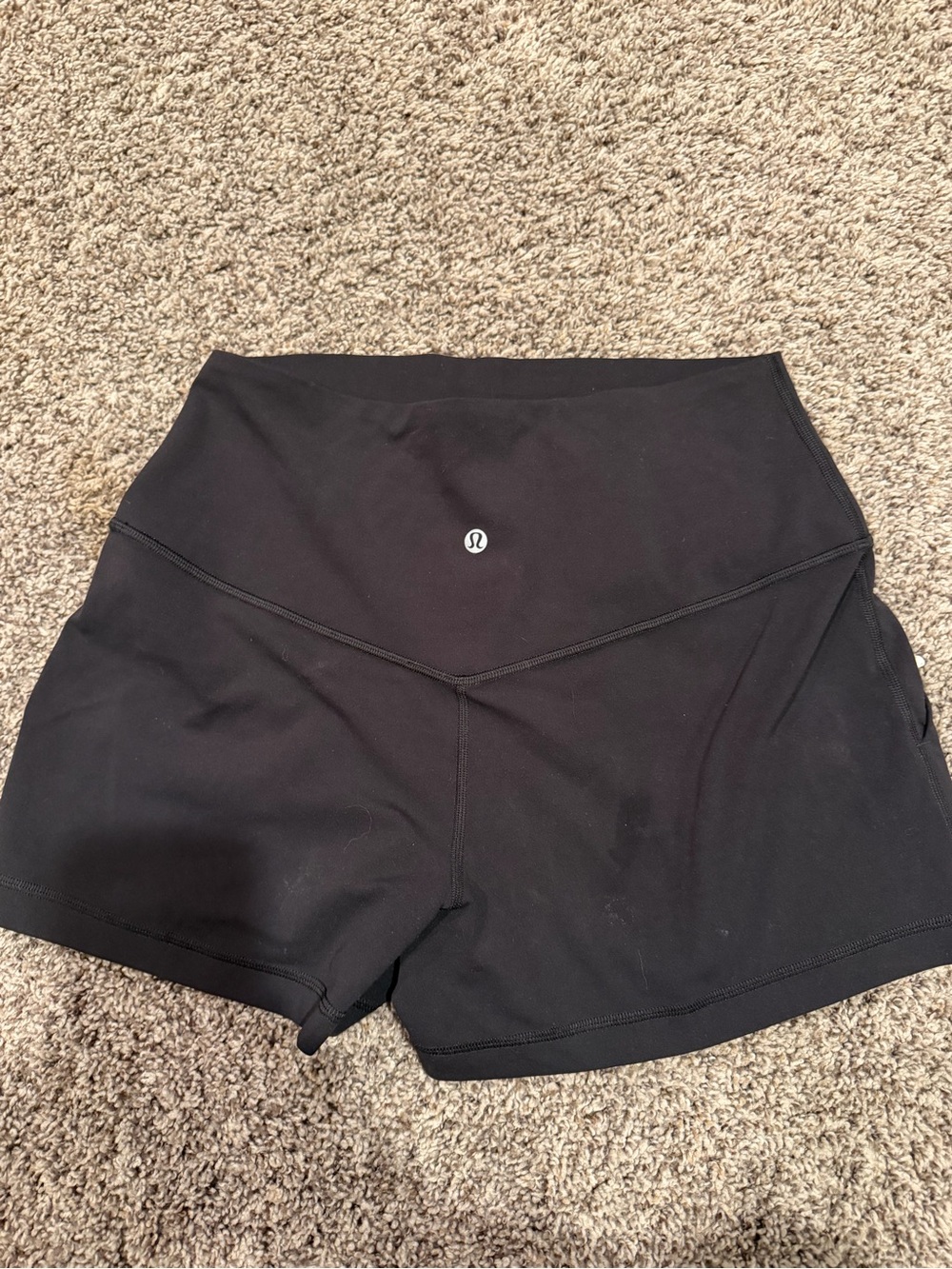 lululemon align Black High-Rise Athletic Shorts